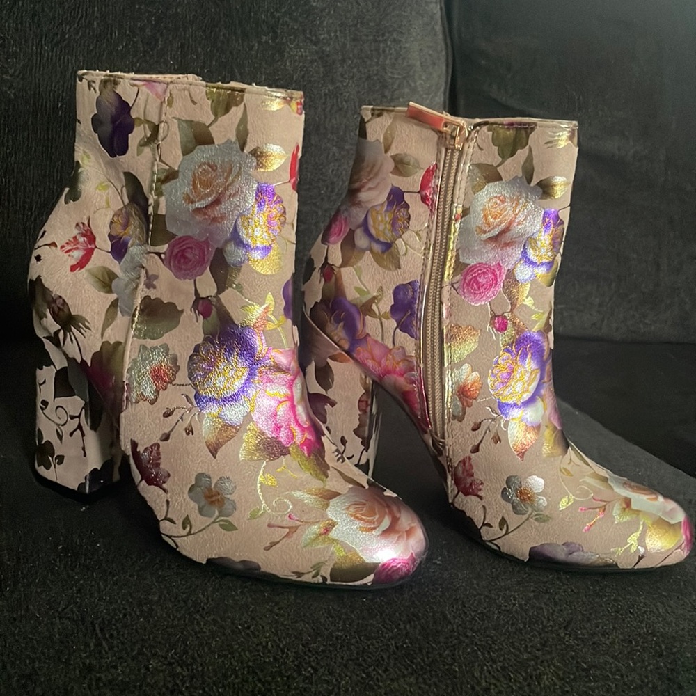 Pink booties